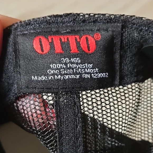 805 Black Trucker Hat - Picture 3 of 3